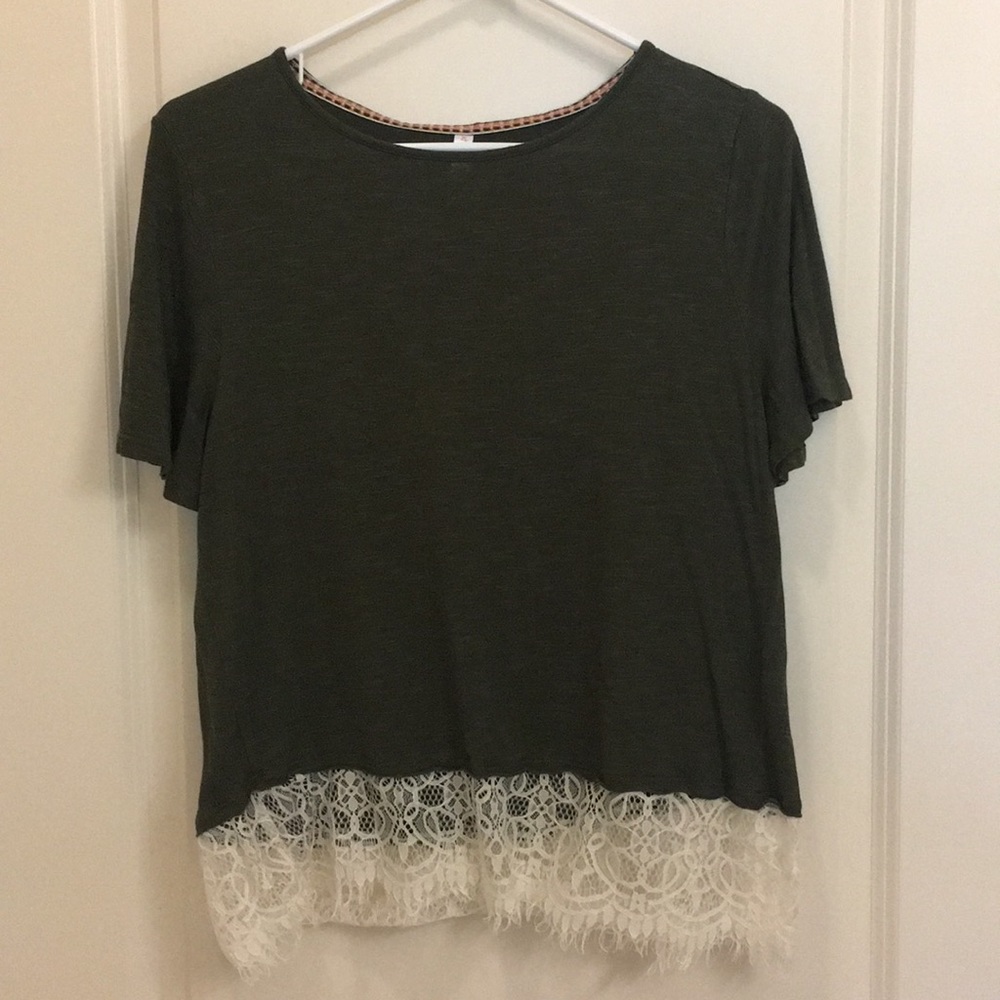 2 for $12 ~ Hunter Green Top